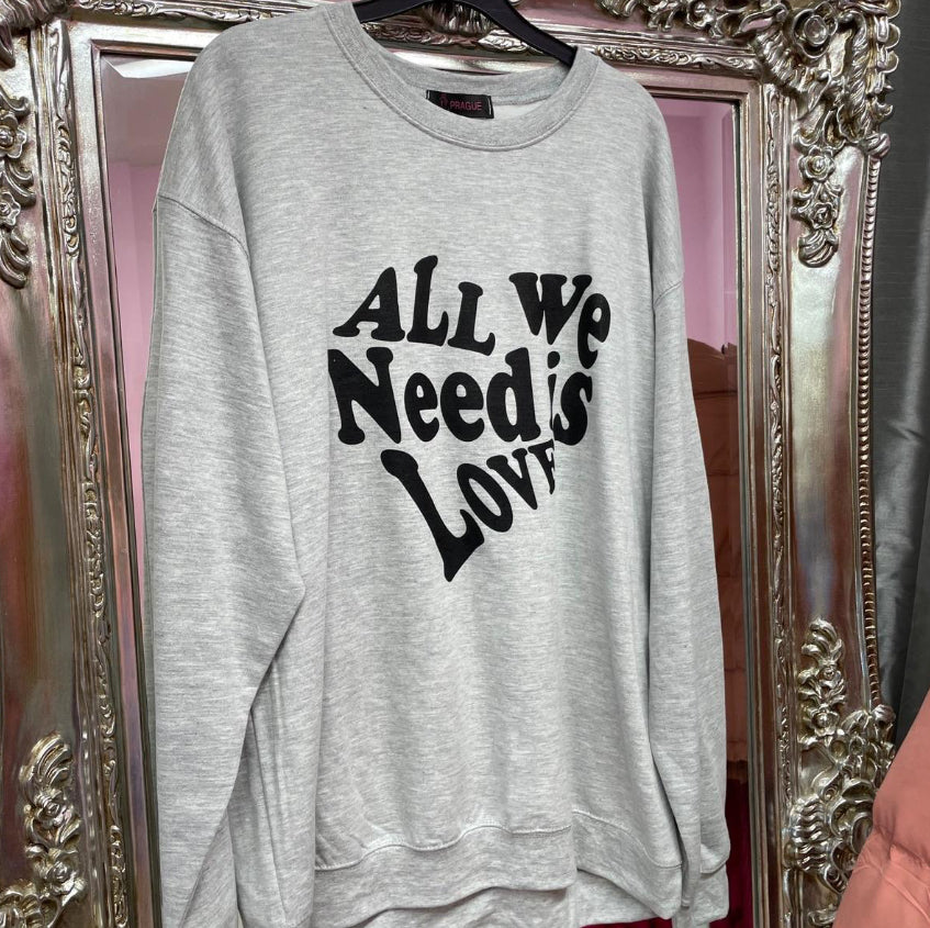 All we need is love jumper